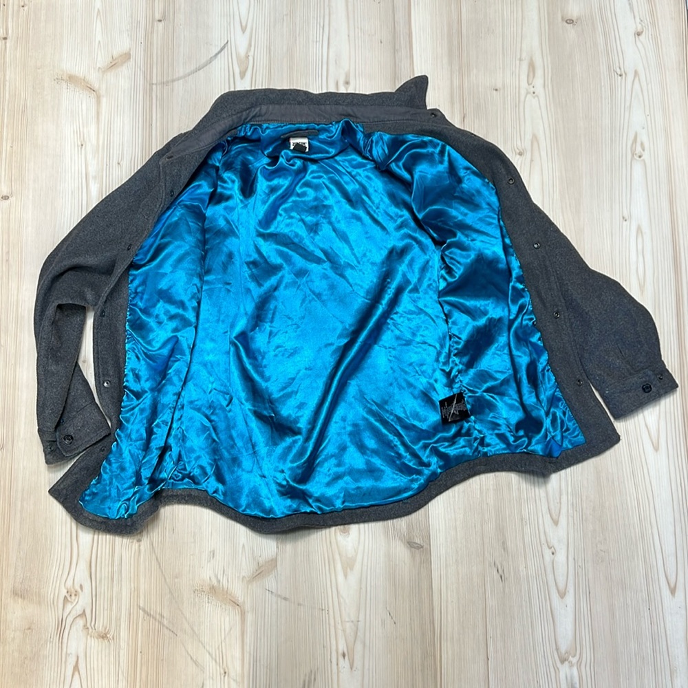 Volcom Gray Wool Blend Work Shirt/Jacket - Picture 12 of 12